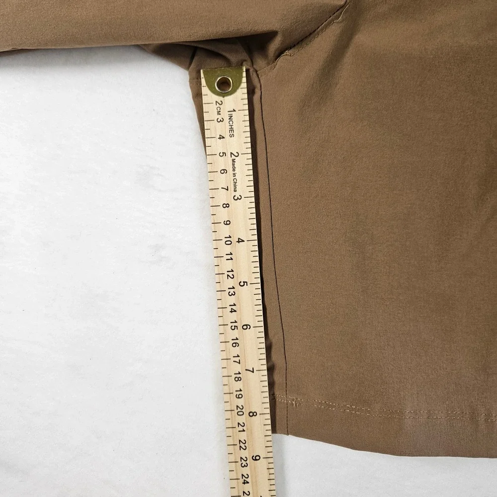 Columbia Mens Brown Stretch Outdoor Hiking Shorts 38W AO1897 Pocketed